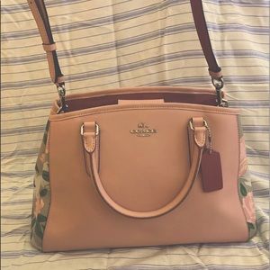 Coach Floral and Pink Bag